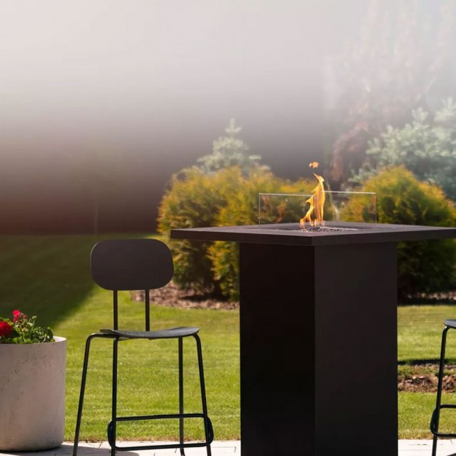 Semineu pe gaz pentru exterior Planika, SQUARE TABLE HIGH